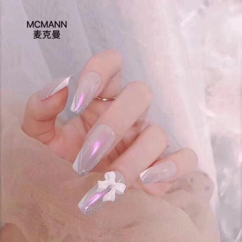 Nailbox tráng gương ánh ngọc trai