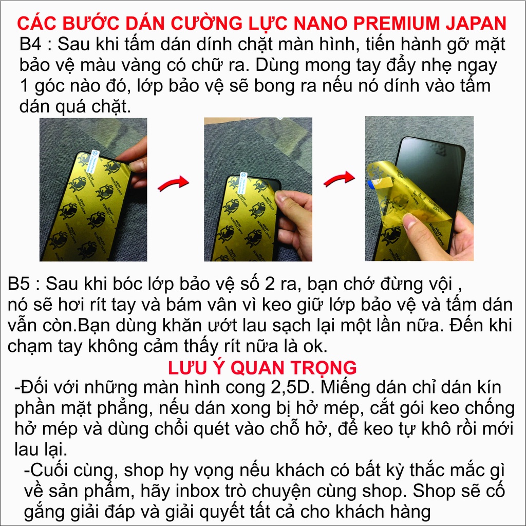 Dán cường lực Vivo V15, Vivo V15 Pro cường lực nano dẻo 9H+