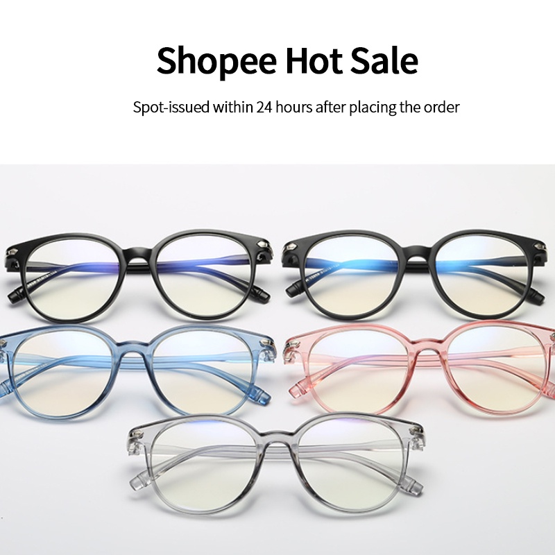 Mắt kính chống bức xạ thời trang kiểu Hàn Quốc cá tính sành điệu dành cho nữ