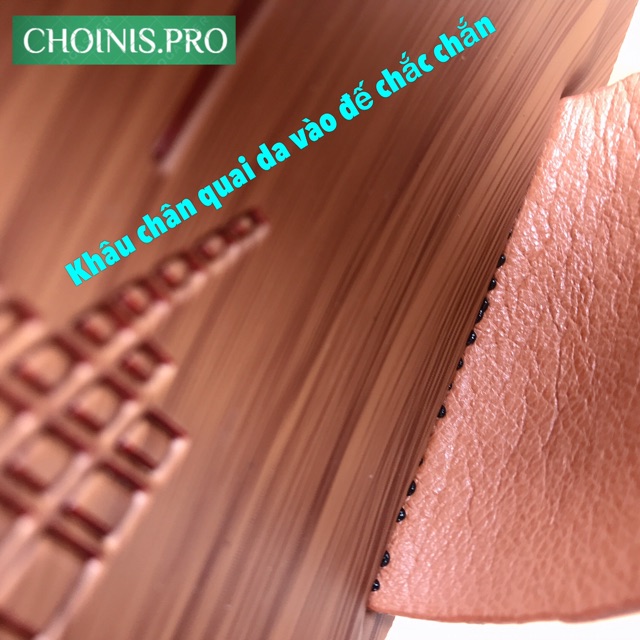 Dép da trung tuổi cao cấp CHOINIS