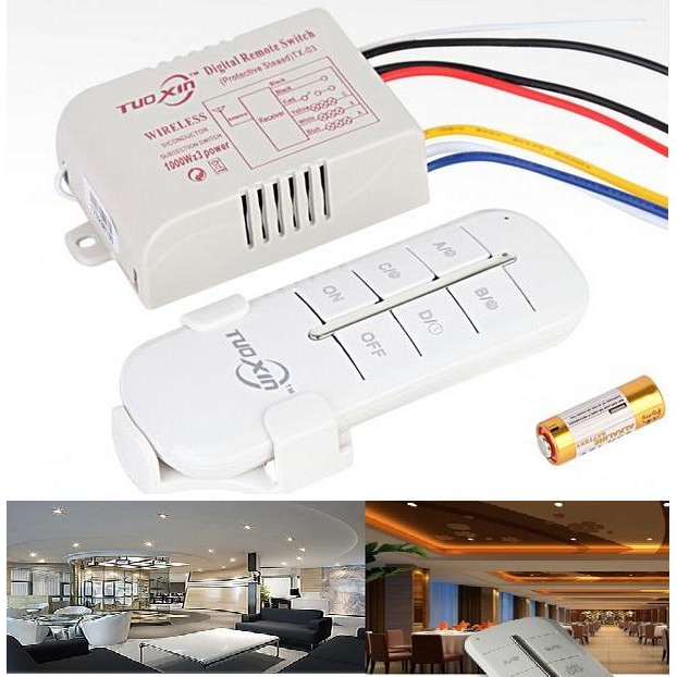 Công tắc điều khiển từ xa 4 kênh TUoxin