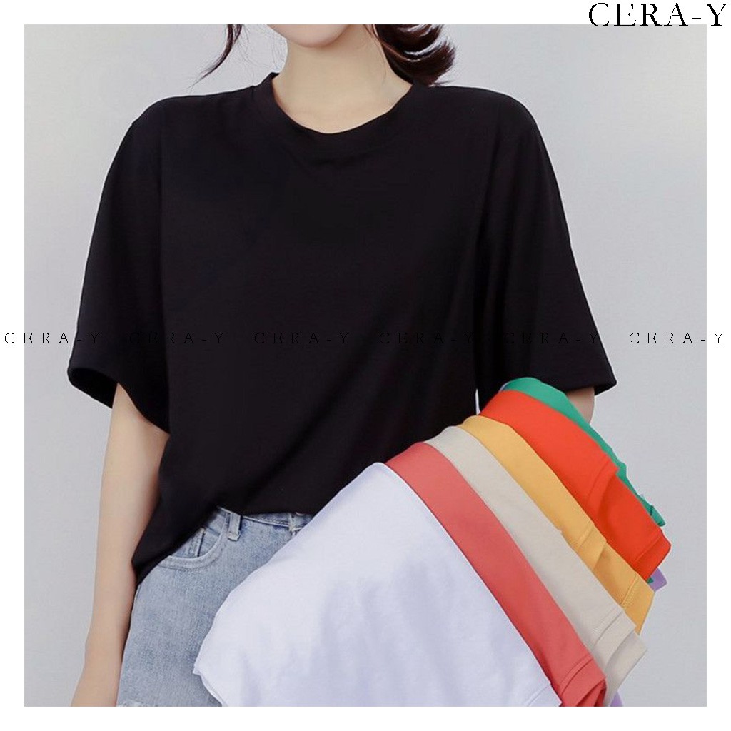 [Mã BMBAU50 giảm 7% đơn 99K] Áo thun form rộng Unisex CERA-Y màu trắng CRA012