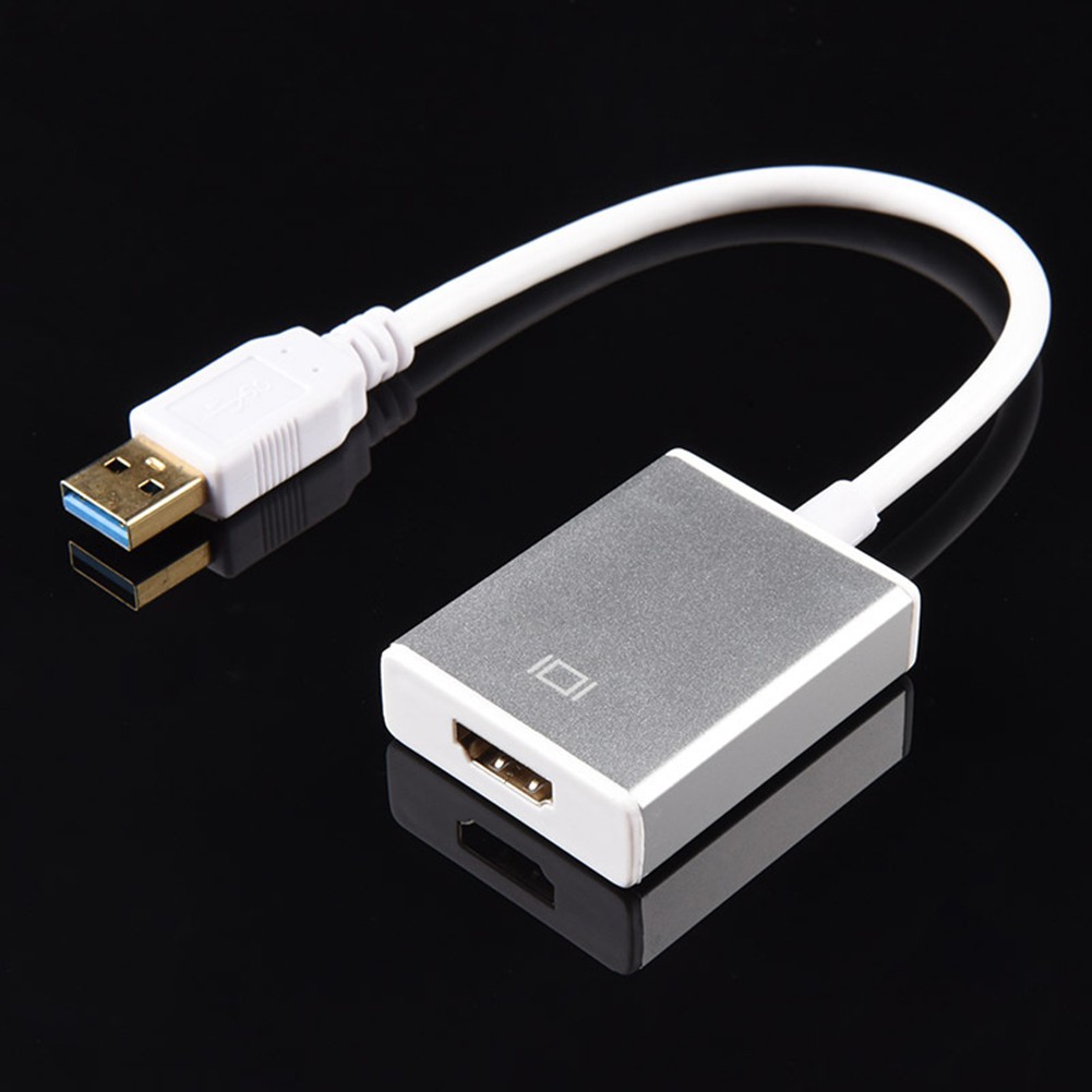 Đầu Chuyển Đổi Usb 3.0 Sang Hdmi 1080p Hd Cho Windows Xp 10 / 8 / 7 Máy Tính