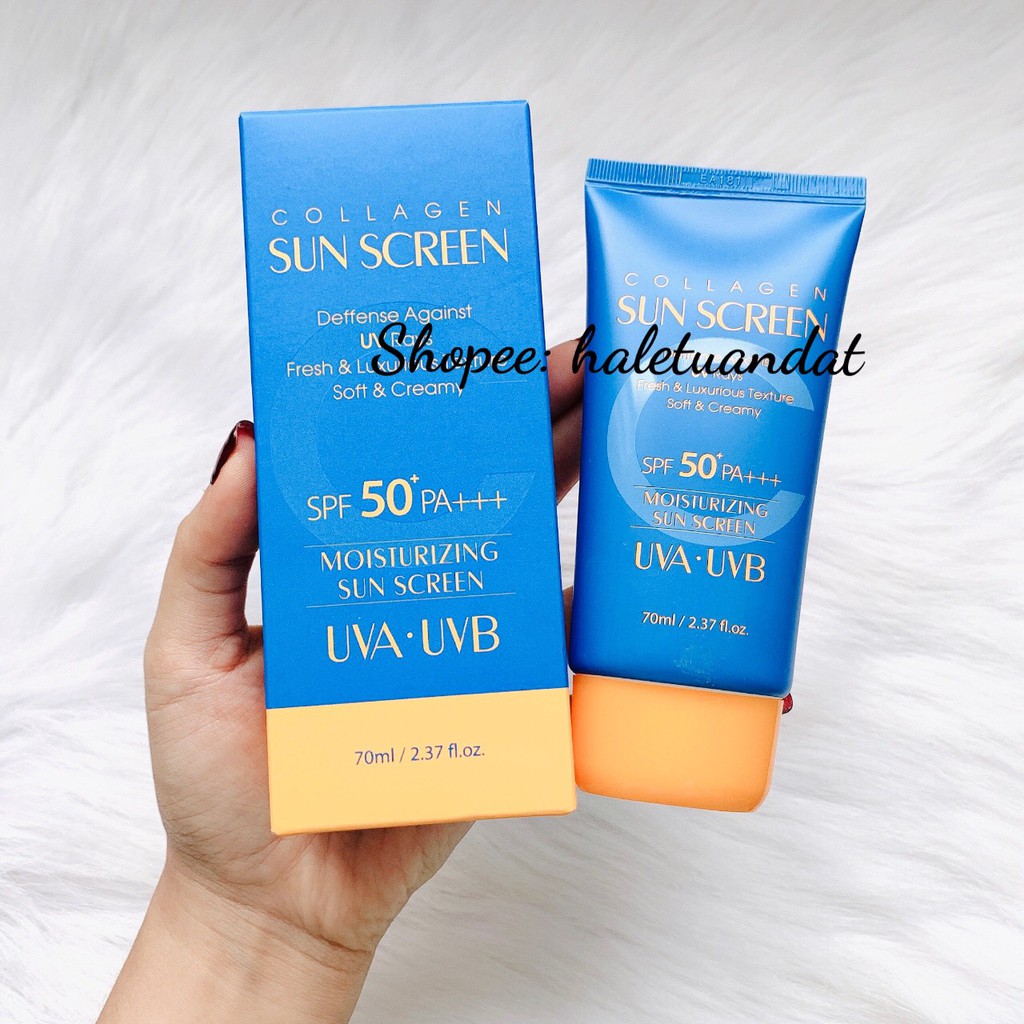 Kem chống nắng 3W Clinic SPF50 ( Intensive + Cam + Xanh )