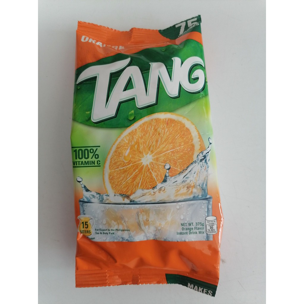[Gói 375g] BỘT CAM (PHA THỨC UỐNG) [Thailand] TANG Mondelez Orange Powder (halal) (bph-hk)