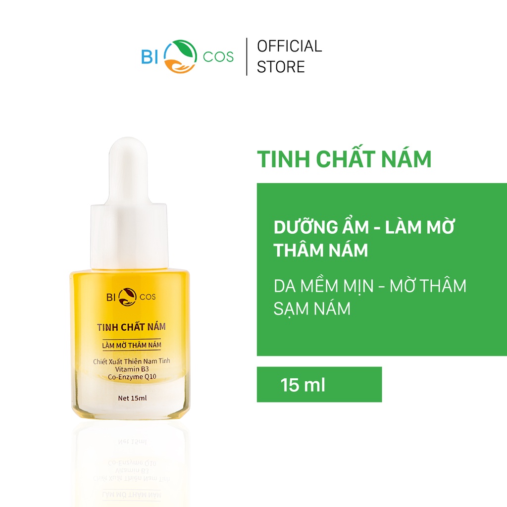 Serum sáng da, mờ nám BIOCOS 15ml - Mờ Thâm Sạm Nám, Da Dều Màu Mềm Mịn