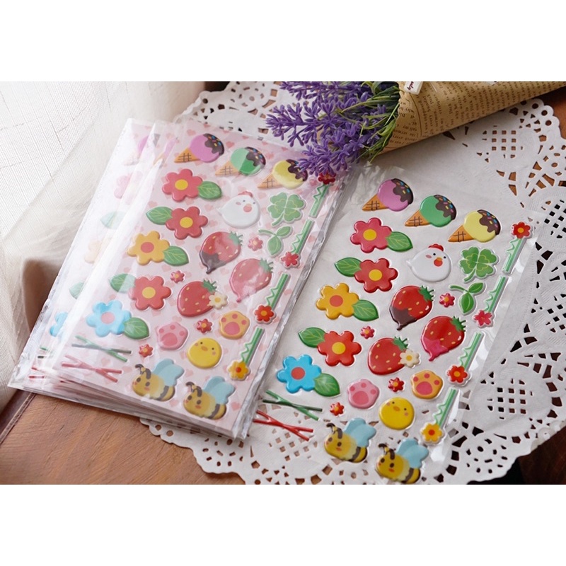 STICKER CUTE DÁN TÓC CHO DOLL|| OUTFIT DOLL