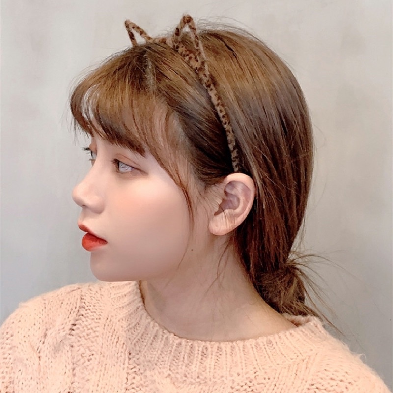 Bờm tai mèo da deo cute dễ thương giá rẻ