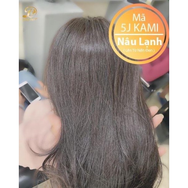 Thuốc Nhuộm Mầu Nâu Lạnh - Hàng công ty