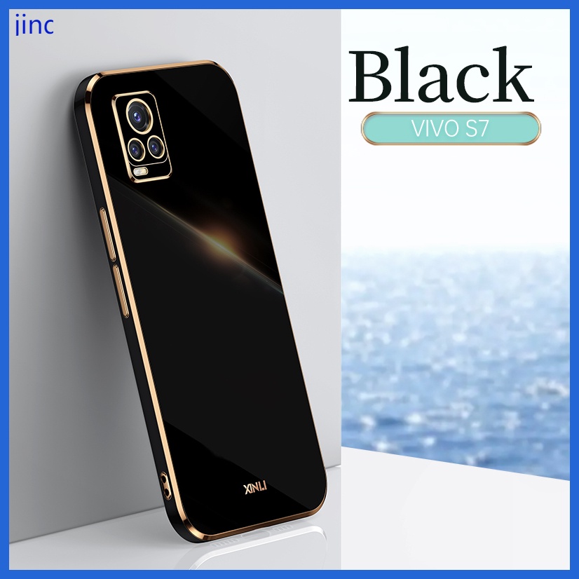 Ốp lưng Vivo Y21 V20 V21 SE Pro case Vỏ điện thoại chất lượng cao mạ vàng sang trọng