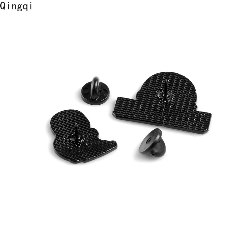 Ghim cài áo Miss Zoe tráng men hình rùa ăn pizza đáng yêu thú vị làm quà tặng