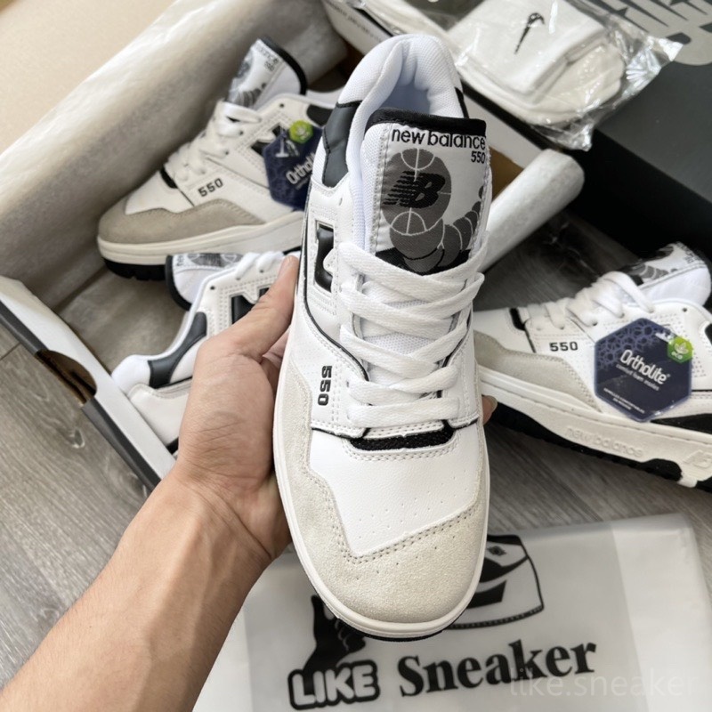 Giày Thể Thao 🥝Full Box Bảo Vệ🥝 Giày NB 550 Đen Nam Nữ Chất Liệu Cao Cấp MSP 01988