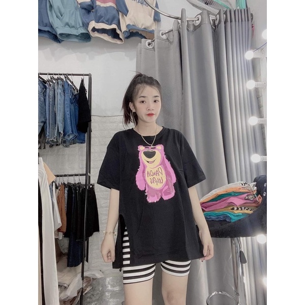 Đồ bộ nữ set bộ lửng thun gân form rộng dễ thương