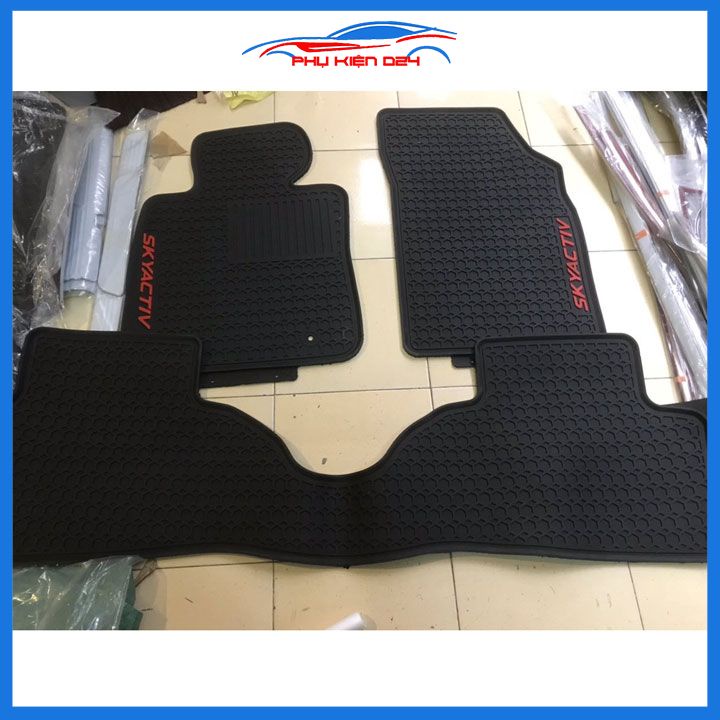 Thảm lót sàn cao su cho xe Mazda CX3 CX-3 2020-2021-2022-2023 chuẩn theo xe chịu lực tốt