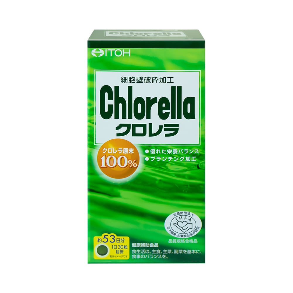 Viên Uống Itoh Chlorela 180 mg 1600 Viên/Hộp