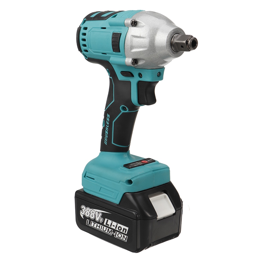 Cờ Lê Điện Không Chổi Than 800n.m 1 / 2 Pin 18v Có Thể Sạc Lại Tiện Dụng