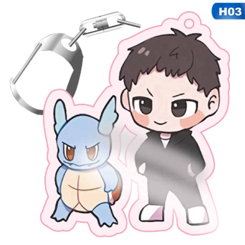 Móc khóa acrylic họa tiết Pokemon