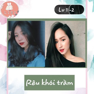 [ Không Tẩy ] Thuốc Nhuộm Tóc Màu 𝑅𝑒̂𝓊 𝒦𝒽𝑜́𝒾 𝒯𝓇𝒶̂̀𝓂 Siêu Tôn Da - ByLini