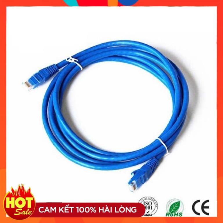 Dây mạng cat 6 bấm sẵn 2 đầu dài 5m - Dây cáp mạng lan internet xịn tốt cao cấp