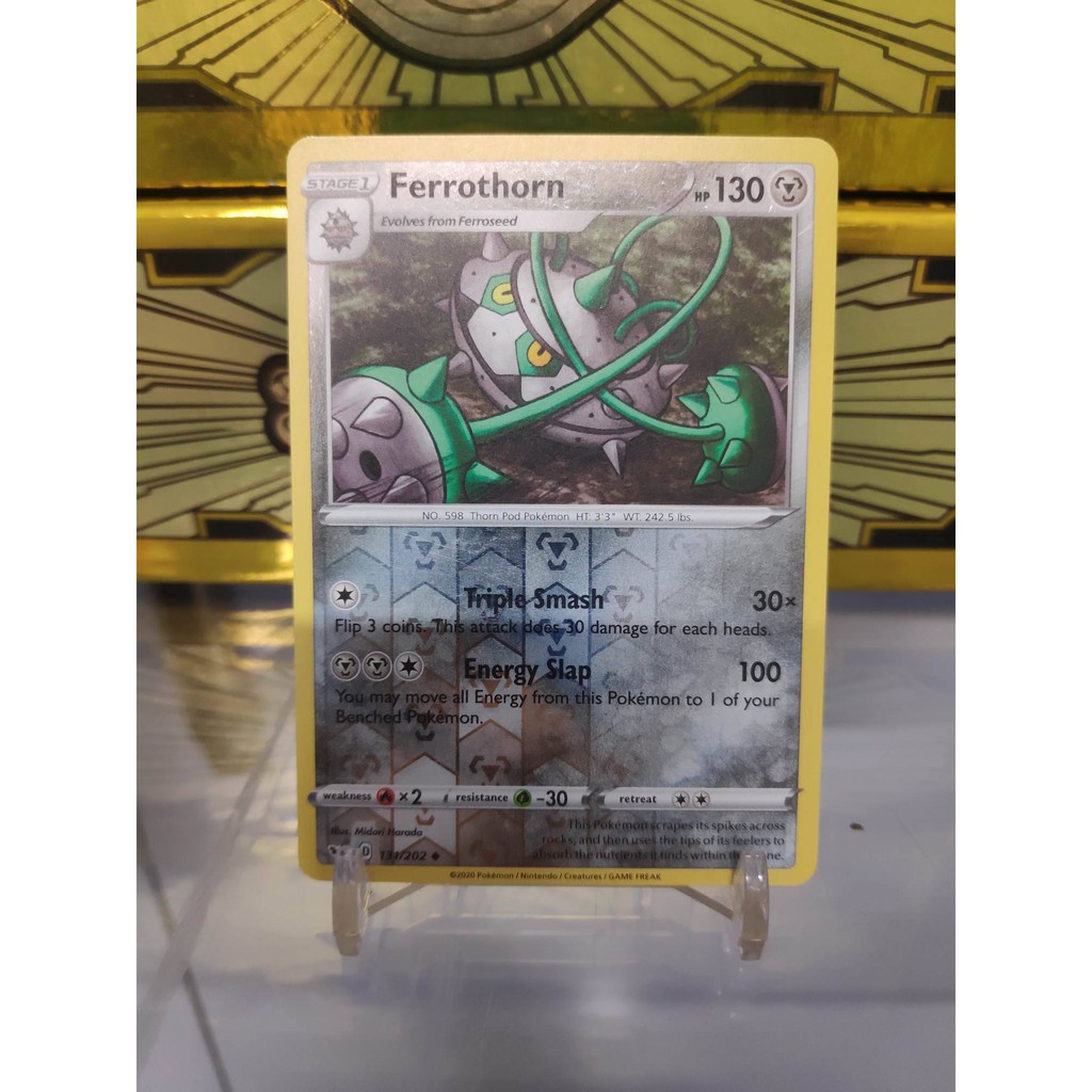 [ Dưa Hấu Yugioh ] Lá bài thẻ bài Pokemon Ferrothorn