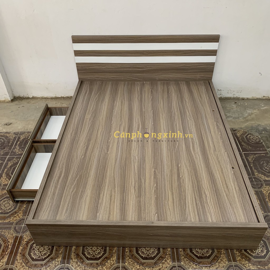 Giường ngủ gỗ cn MDF 2 hộc kéo CPX-G26 | BigBuy360 - bigbuy360.vn