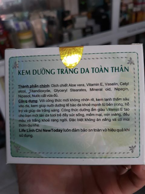 Kem dưỡng trắng da toàn thân New Today