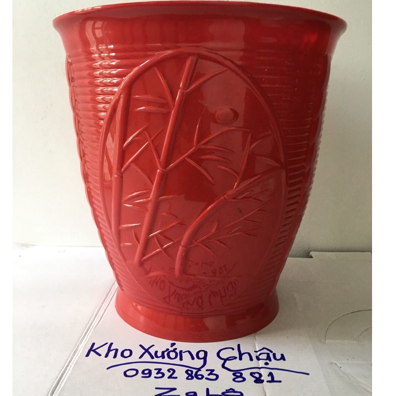 Chậu Hoa Trúc Dáng Cao Chưng Hoa Tết - Mẫu Mới Siêu Đẹp (có 2 size)