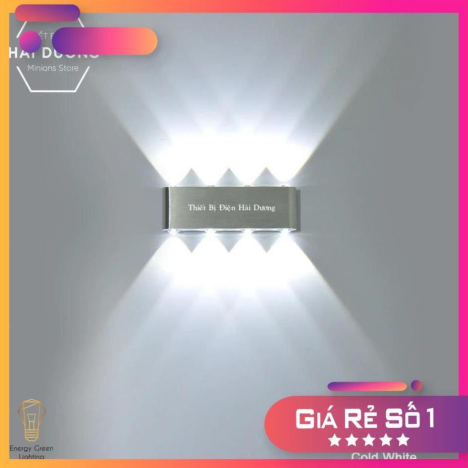 Giá rẻ số 1 - Đèn Hắt Tường 2 Đầu Chiếu Sáng DT-168 6w - DT-169 8w Ánh Sáng Trắng/Vàng - Led Siêu Sáng