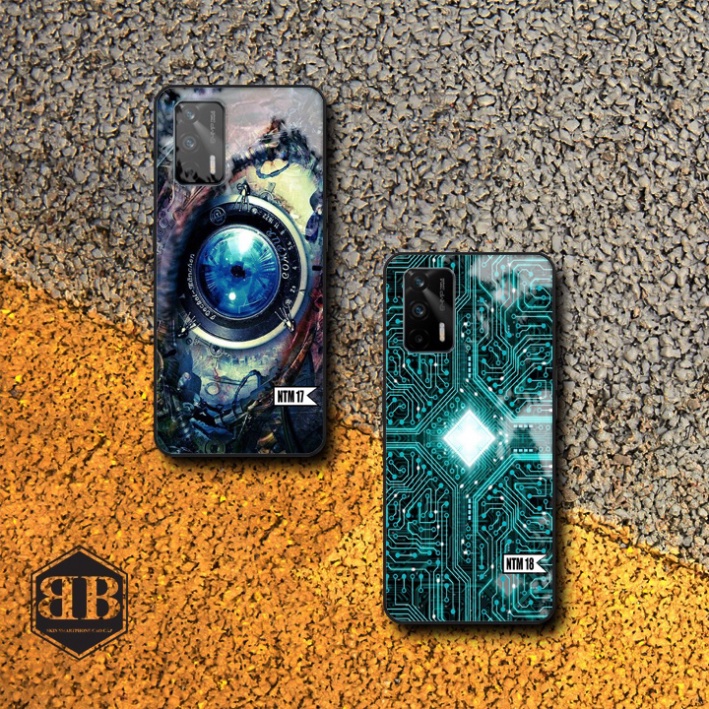 Ốp lưng kính cường lực Oppo Realme Q3 Pro nội thất máy