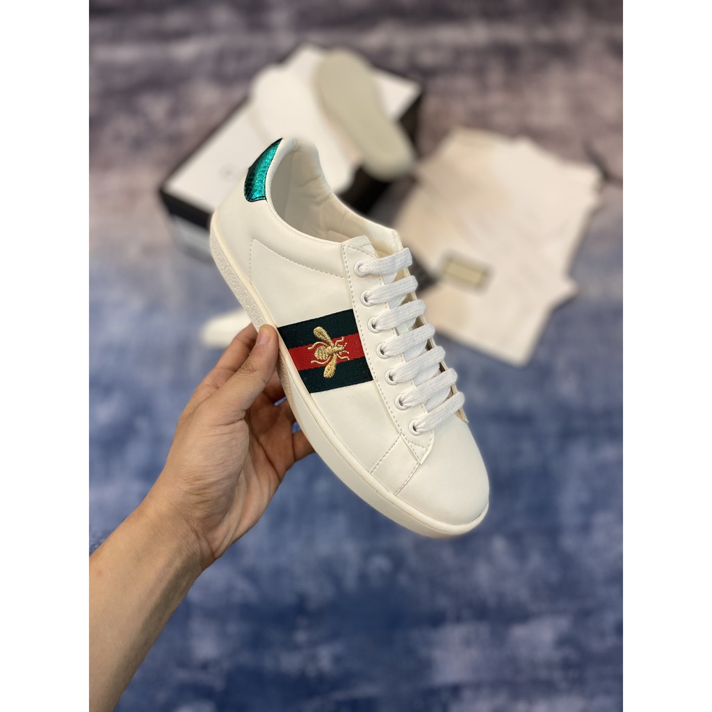 [Full Phụ kiện]  Giày Gucci ong da cao cấp bản tiêu chuẩn