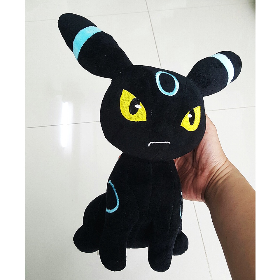 GẤU BÔNG POKEMON EEVEE UMBREON SHINY NGỒI (30 CM)