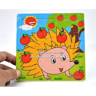 Combo 10 tranh ghép hình 16 mảnh gỗ