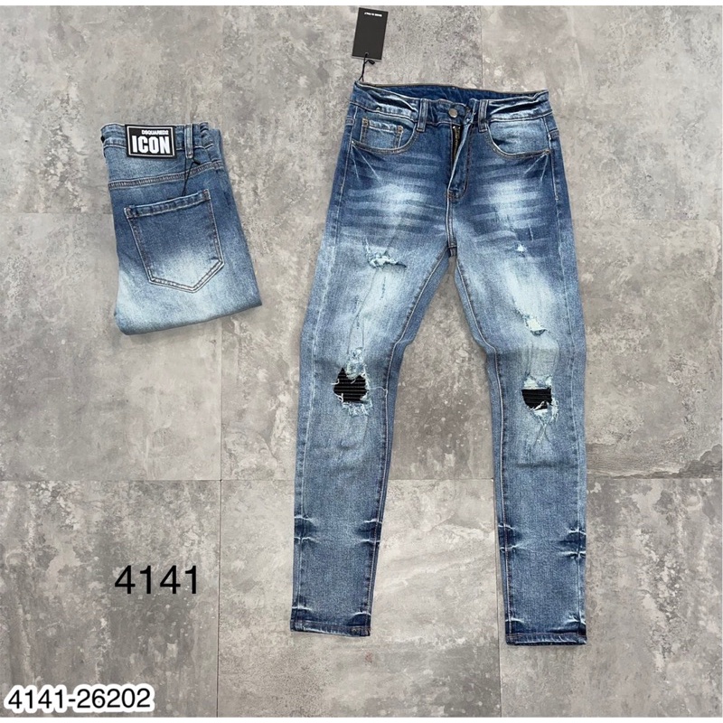 Quần Jeans Nam Xanh Nhiều Mẫu Chất Đẹp - Quần Bò Xanh Nam Đẹp