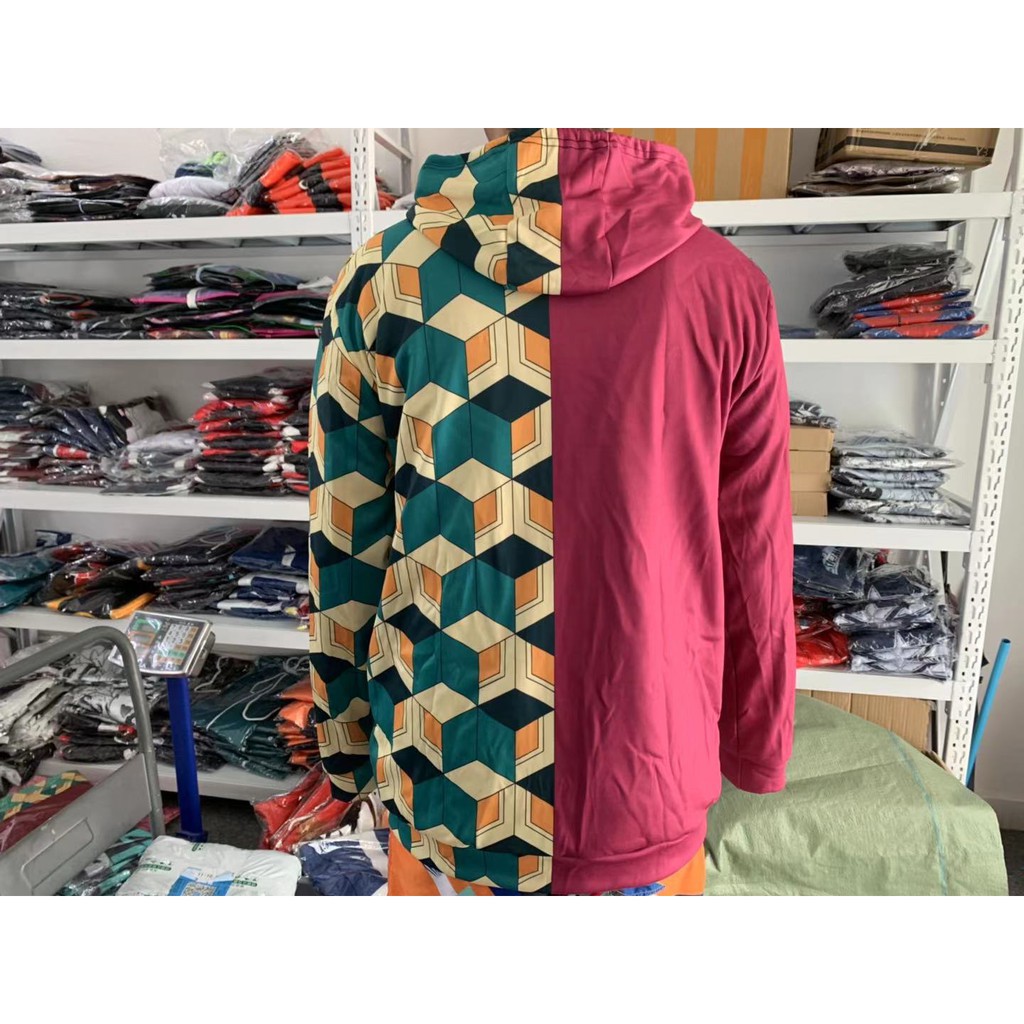 Áo Khoác Hoodie Hóa Trang Nhân Vật Demon Slayer Phối Khóa Kéo Cá Tính Cho Nam Nữ | BigBuy360 - bigbuy360.vn