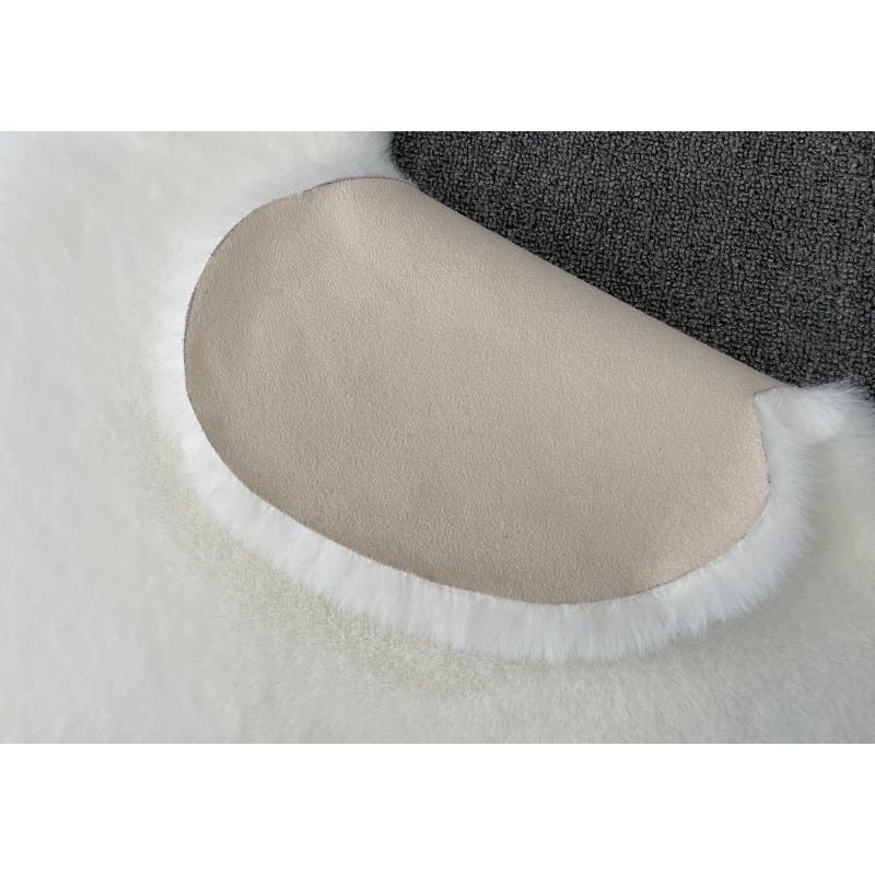 Thảm lông trải sàn hình gấu mềm mịn cao cấp, có thể dùng trang trí sofa hoặc đồ nội thất