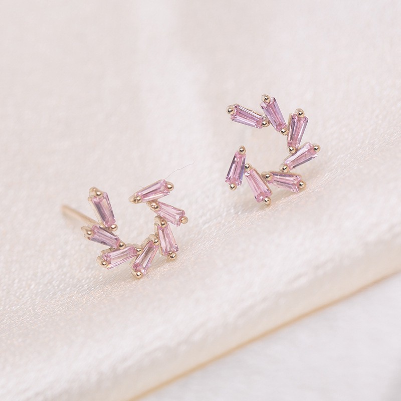 Khuyên Tai Nữ Mạ Bạc 925 Thời Trang Hàn