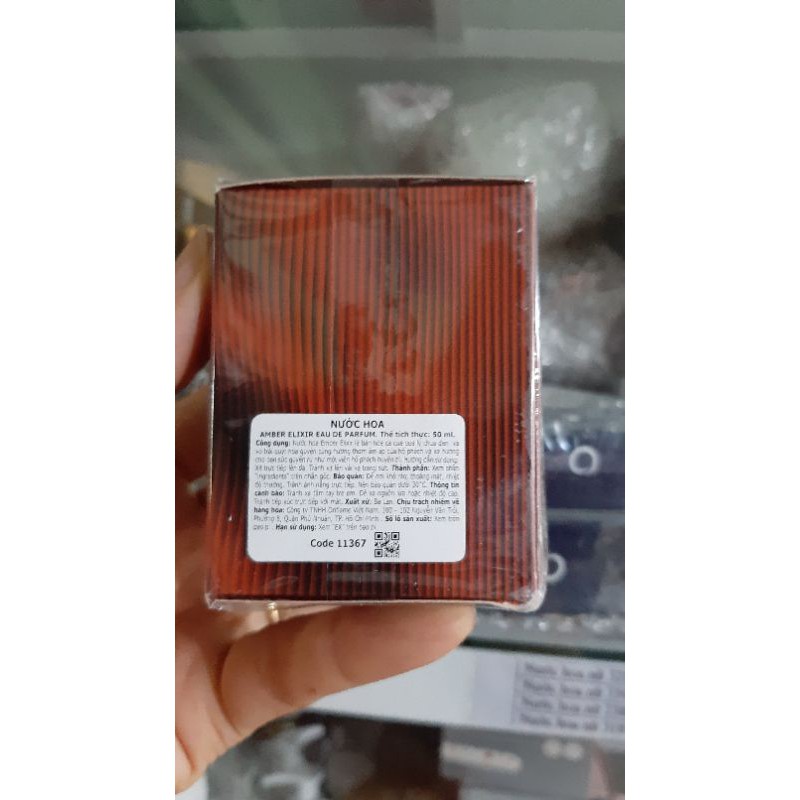 nước hoa amber vàng