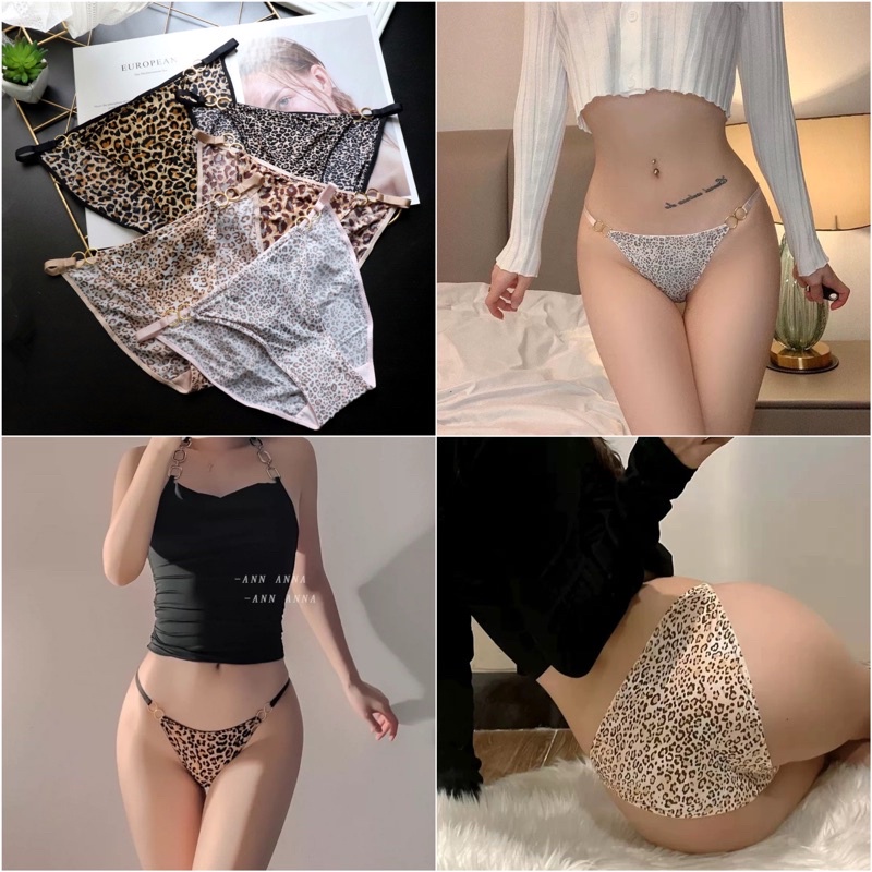 Quần Lót Nữ Softie ❤️Quần Lót Su Sexy Phối Họa Tiết Dây Hông Gợi Cảm Quyến Rũ S1366