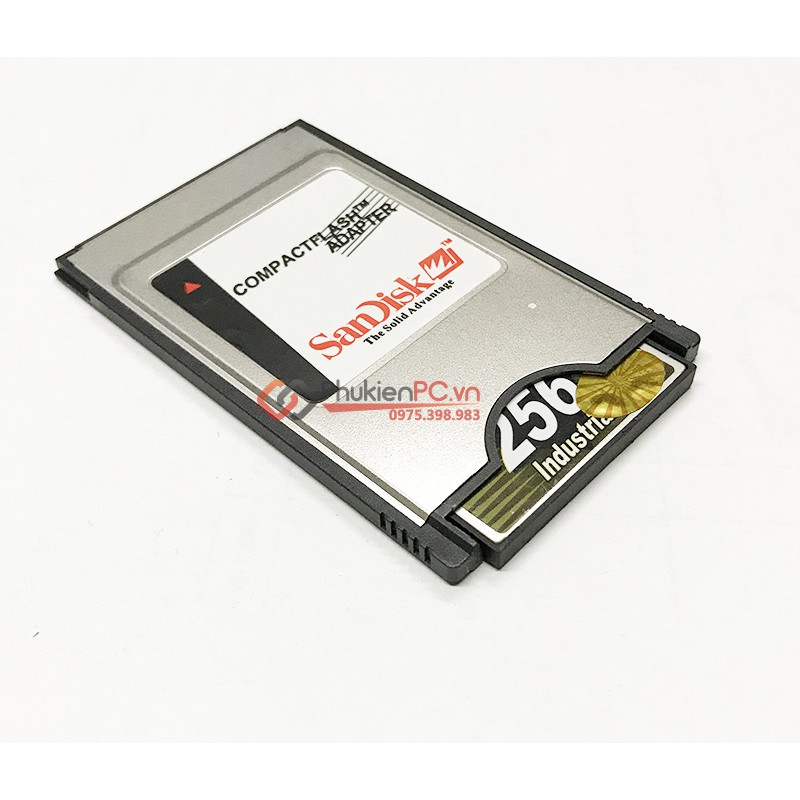 Thẻ nhớ Transcend CF CompactFlash Card industrial chuẩn cho công nghiệp 256MB cho máy CNC, PLC, cơ khí chính xác