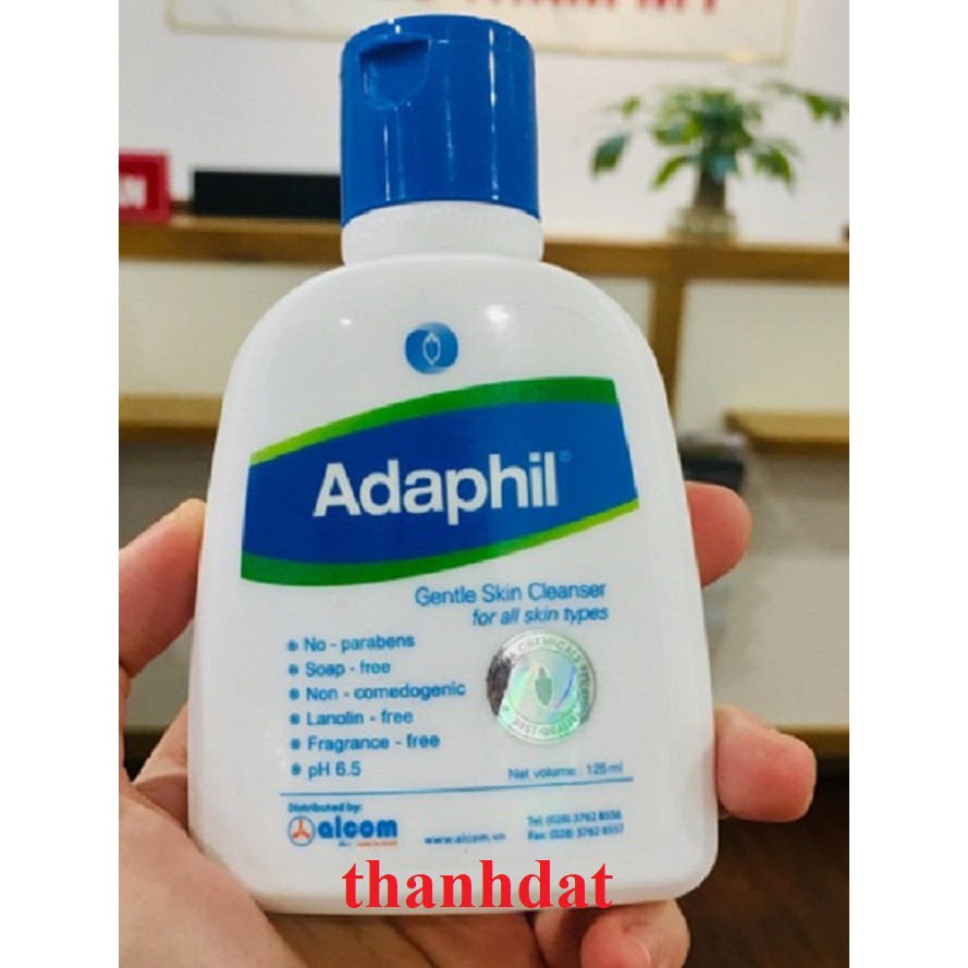 Adaphil sửa rửa mặt dịu nhẹ