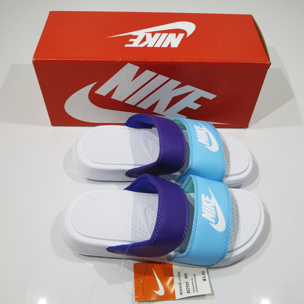 Dép Nike Nk 2 quai ngang phối màu hot trend unisex nam nữ 1.1 cao cấp lót dày, tem size in nhiệt, tặng kèm hộp Nike.