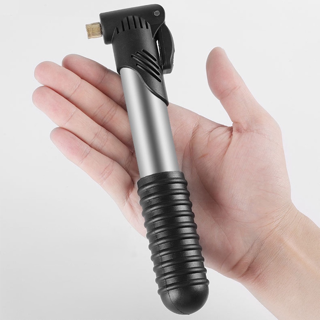 Bộ Dụng Cụ Bơm Bánh Xe Đạp Mini Bằng Thép Không Gỉ Đa Năng