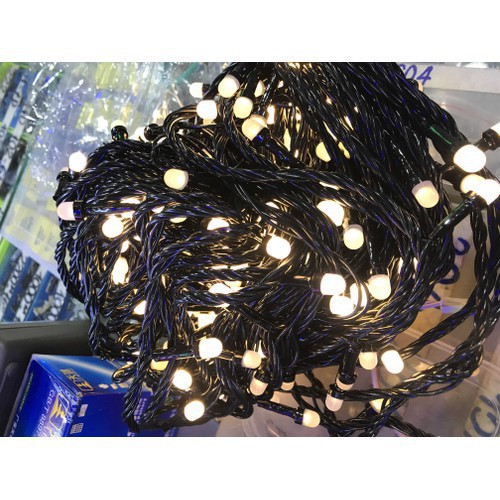 ⚡️Dây Đèn Led Màu Vàng Nắng Dài 50m Bóng Tròn - Trang Trí Giáng Sinh, Lễ Tết⚡️