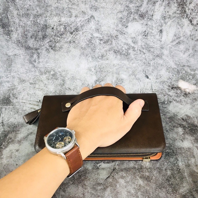 Ví cầm tay bản to.ví da cao cấp.