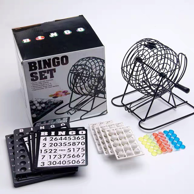 Bộ Đồ Chơi Lô Tô BINGO 90 Số LOẠI TỐT Đủ Mẫu Khách Chọn - Lồng Quay Lô Tô, Xổ Số - Đồ Chơi Trẻ Em BFUN