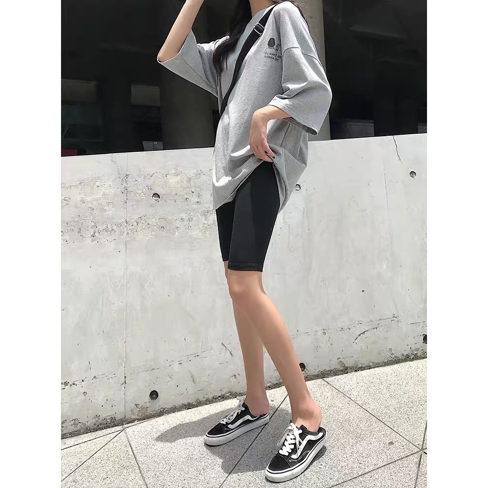 🎆BIGSIZE🎆Quần Legging Lửng Nữ Xuất Hàn 🦋 Quần Biker Ôm Tập Gym Dáng Ngắn Asos🦋