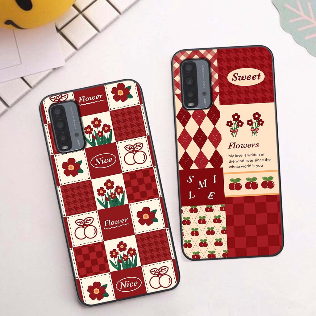 Ốp Xiaomi Redmi 9T họa tiết hoa, gấu thời trang, ốp dẻo bền đẹp