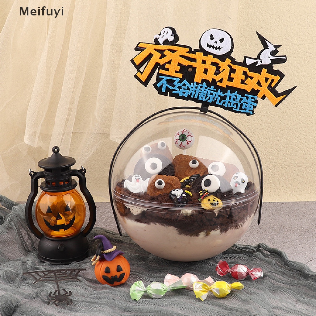 Đèn LED Dầu Hình Quả Bí Ngô Ma Trang Trí Halloween