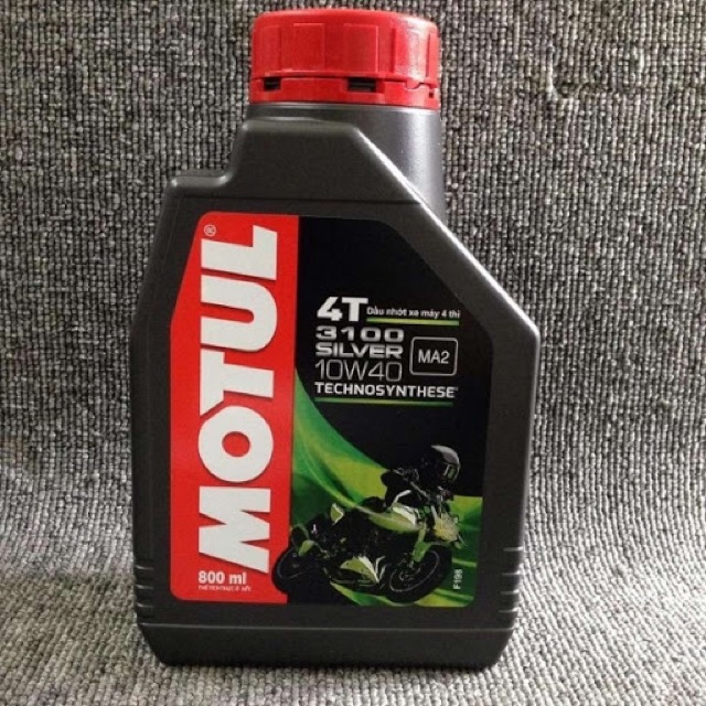 NHỚT XE SỐ MOTUL 4T 3100 SILVER 10W40 - 0.8 L