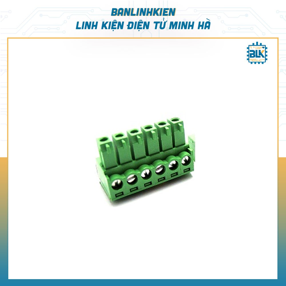 Đầu Nối Domino 2EDG5.08-6P 5.08MM (Xanh Cong)